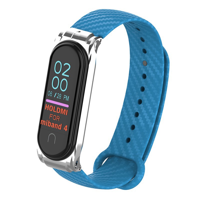 Sale 70% Dây đeo thay thế chất liệu silicon cho Xiaomi Mi Band 4, Black Giá gốc 117,000 đ - 12C55