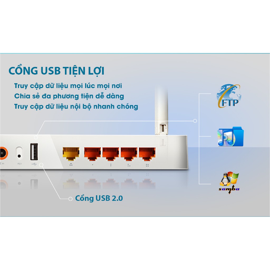 TOTOLINK A3002RU - Router Wi-Fi băng tần kép Gigabit chuẩn AC 1200Mbps wifi chơi game