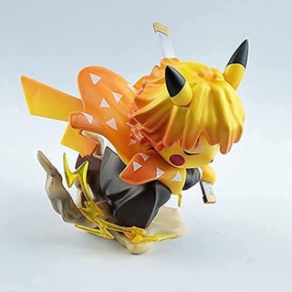 Mô hình Pikachu cosplay Agatsuma Zenitsu