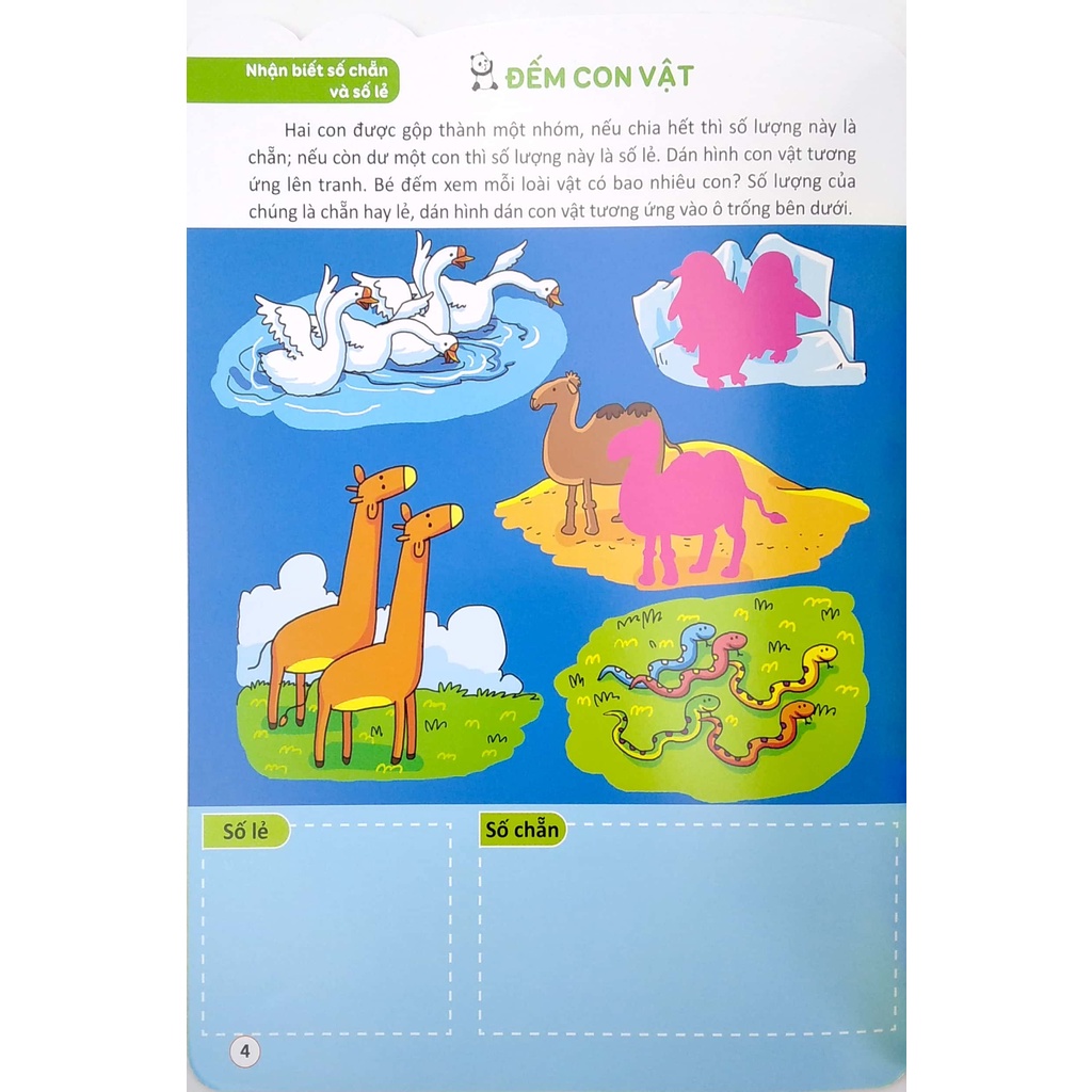 Sách 188 Stickers - Bóc Dán Thông Minh Phát Triển Khả Năng Tư Duy Toán Học (4 - 5 Tuổi) - Tập 5