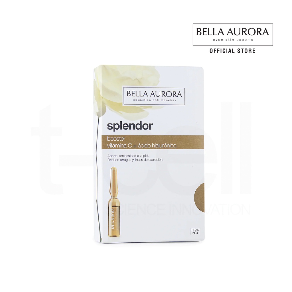 Ampoule Dưỡng Ẩm, Sáng Da & Chống Lão Hóa Bella Aurora Splendor Vitamin C + Hyaluronic Acid Ampoules (5 ampoules)