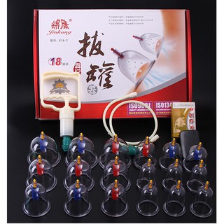Bộ Giác Hơi Hút Chân Không 18 Chén