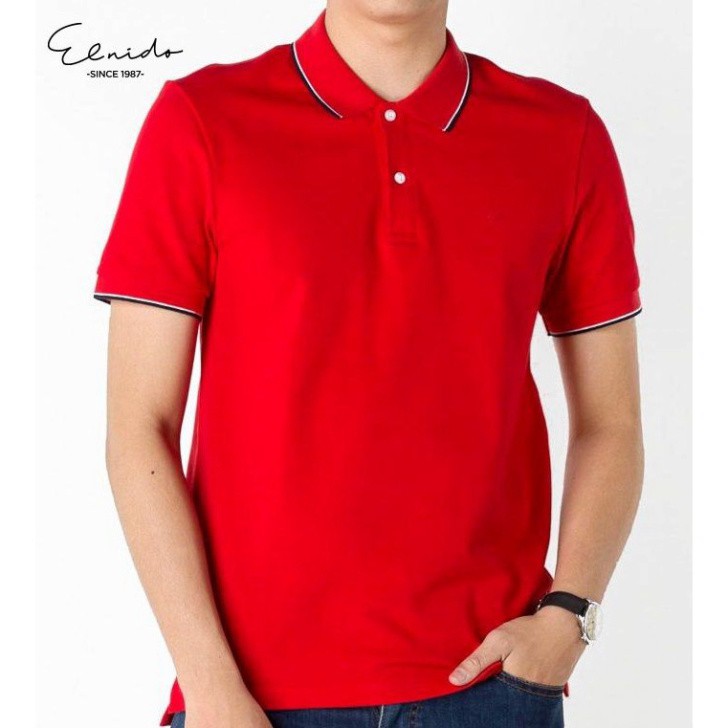 Áo polo nam có viền tay chất liệu cao cấp ELNIDO TF4