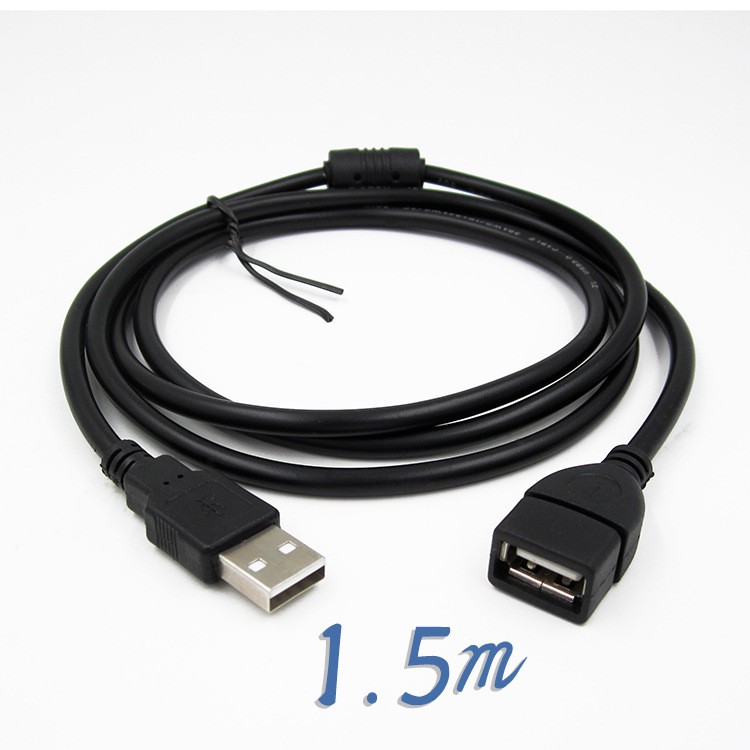 Combo 20 Dây Cáp Nối Dài USB 1.5m Đen