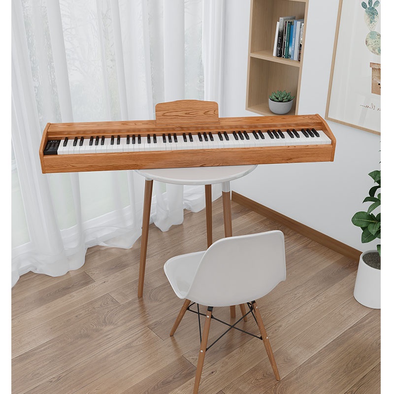 Đàn Piano Gỗ, Đàn Organ Điện Tử Electronic Keyboard Đàn 88 Phím - Đàn Điện Cho Người Lớn Trẻ Em Vt168