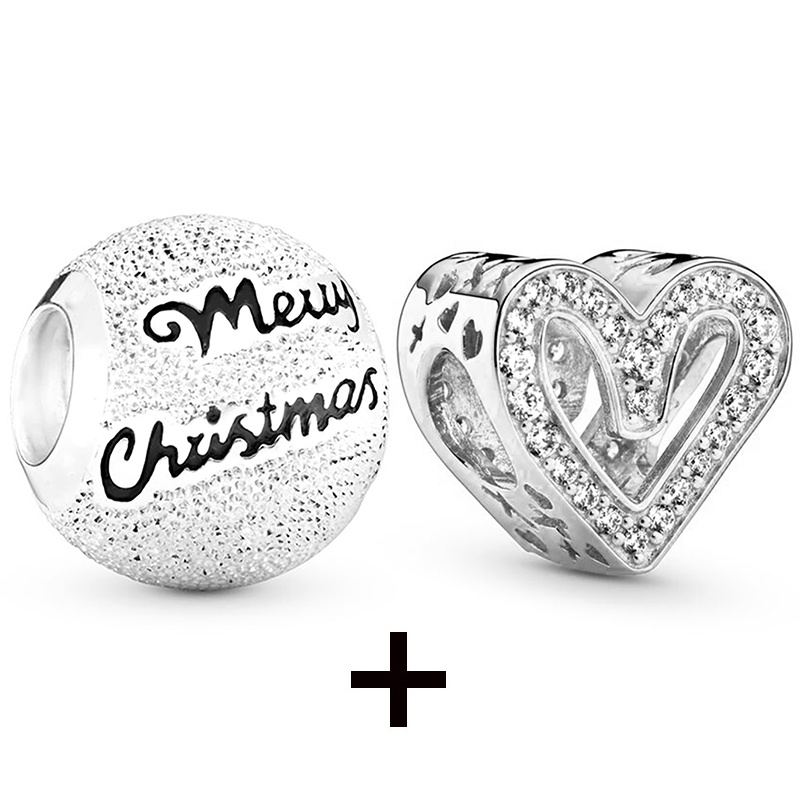 Bộ 2 Hạt Charm Hình Hoa Tuyết / Trái Tim / Nhím / Cá Màu Sắc Độc Đáo Trang Trí Đồ Thủ Công