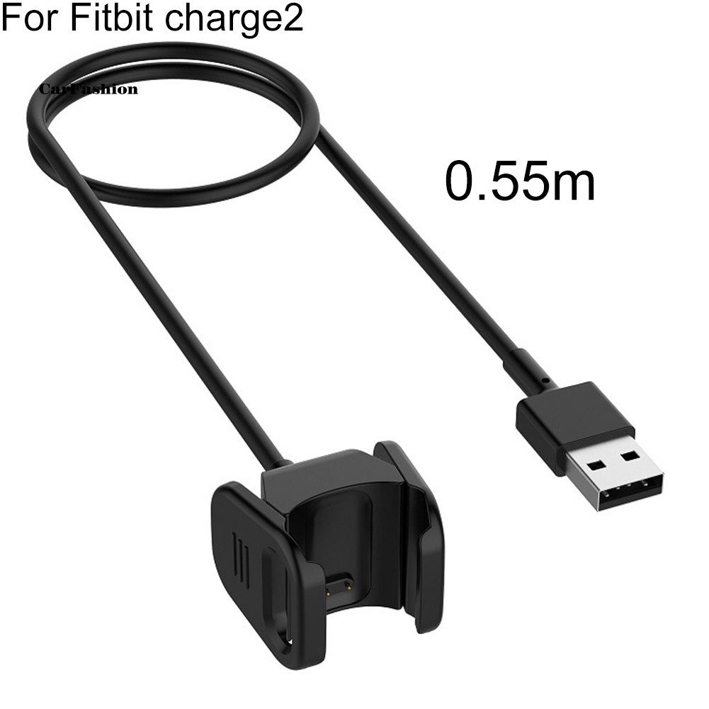 Dây Cáp Sạc Usb Mạ Vàng Thay Thế Cho Vòng Đeo Tay Thông Minh Fitbit Charge 2 / 3