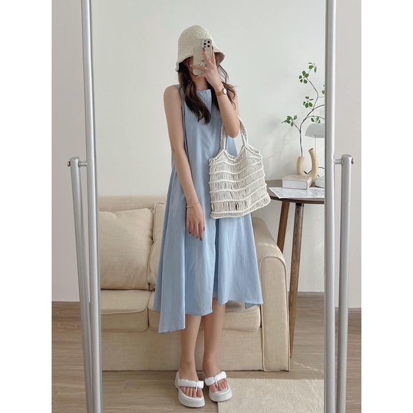 Váy đũi 3 lỗ nhiều màu có 2 túi bên