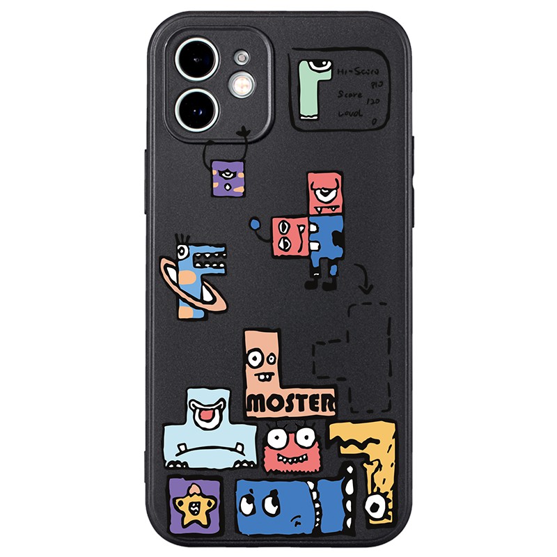 Ốp lưng JURSUE mềm chống bẩn hoạt hình dễ thương đẹp cho iPhone 13 12 11 Pro Max SE 2020 X XR XS ip 8 7 6 6S Plus Y278