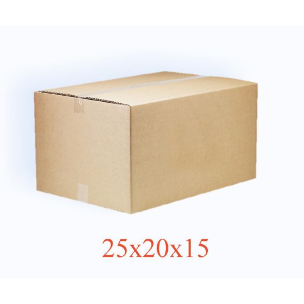 25x20x15 Combo 50 hộp Carton đóng gói hàng giá tại xưởng