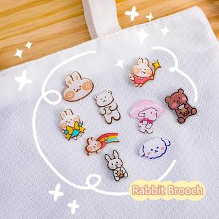 Bộ 3 Ghim Cài Áo Phong Cách Hoạt Hình Kim Nhỏ Kiểu Nhật Dễ Thương