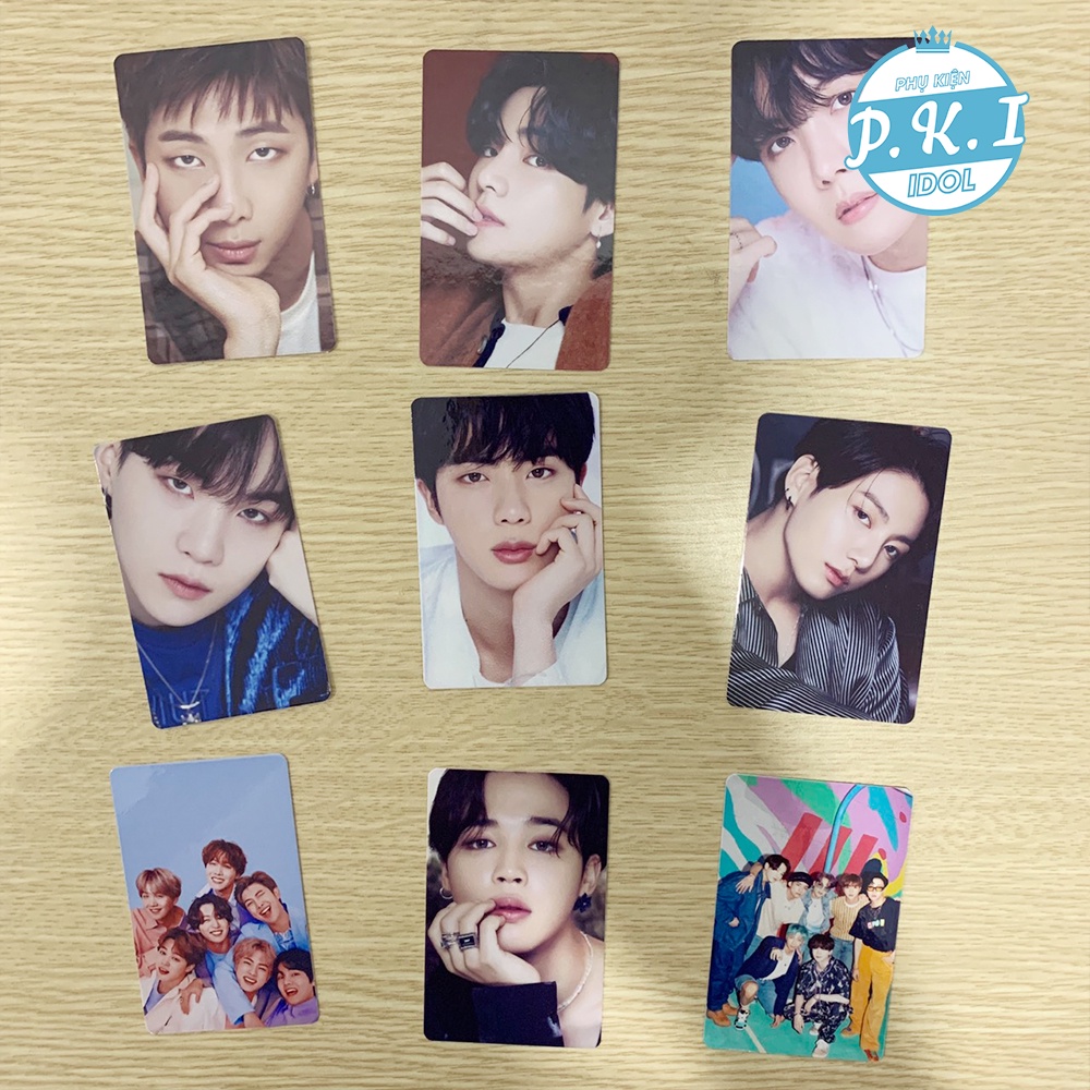Hot - Bộ 9 Card Ảnh BTS Beautiful Face 2022