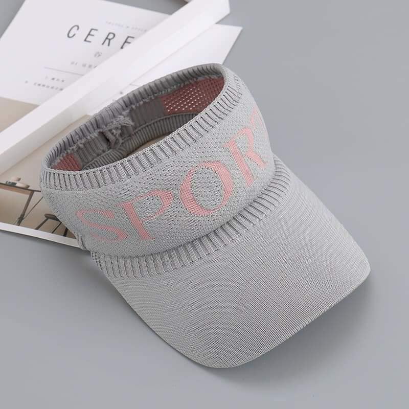 Mũ Lưỡi Trai Nửa Đầu Cá Tính Cho Bạn Nữ spot_ Mũ thể thao, mũ du lịch