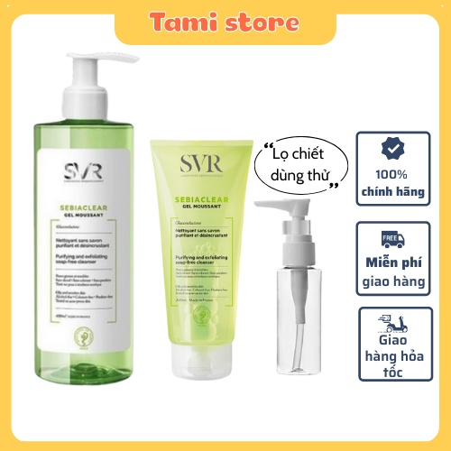 Sữa Rửa Mặt SVR Sebiaclear Gel Moussant Cho Da Dầu Mụn & Da Nhạy Cảm Hàng Pháp Chuẩn Chính Hãng | BigBuy360 - bigbuy360.vn