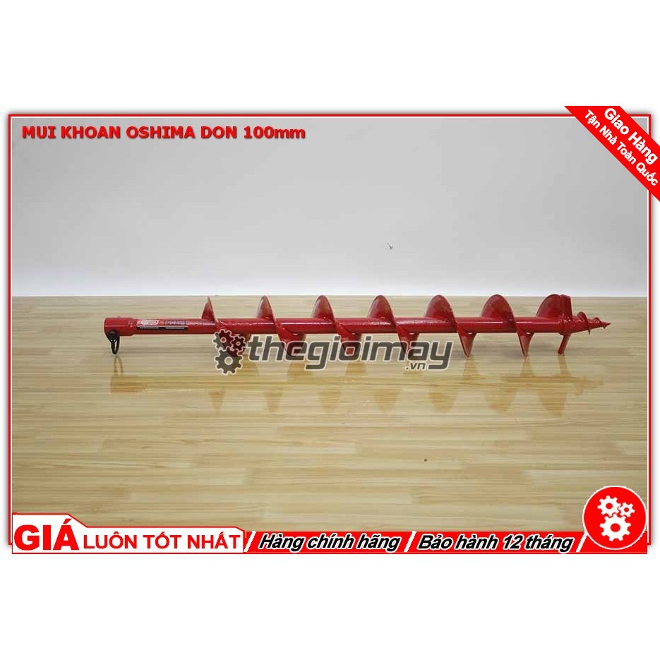 Mũi khoan đất 100mm đơn