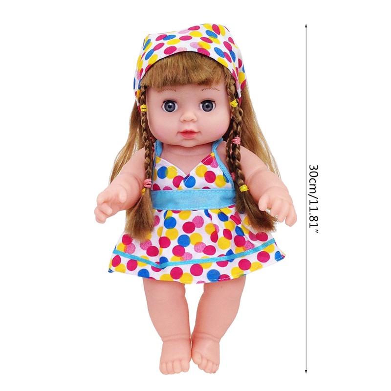 Búp Bê Đồ Chơi 12 Inch Sống Động Như Thật Dùng Trang Trí Phòng Trẻ Em