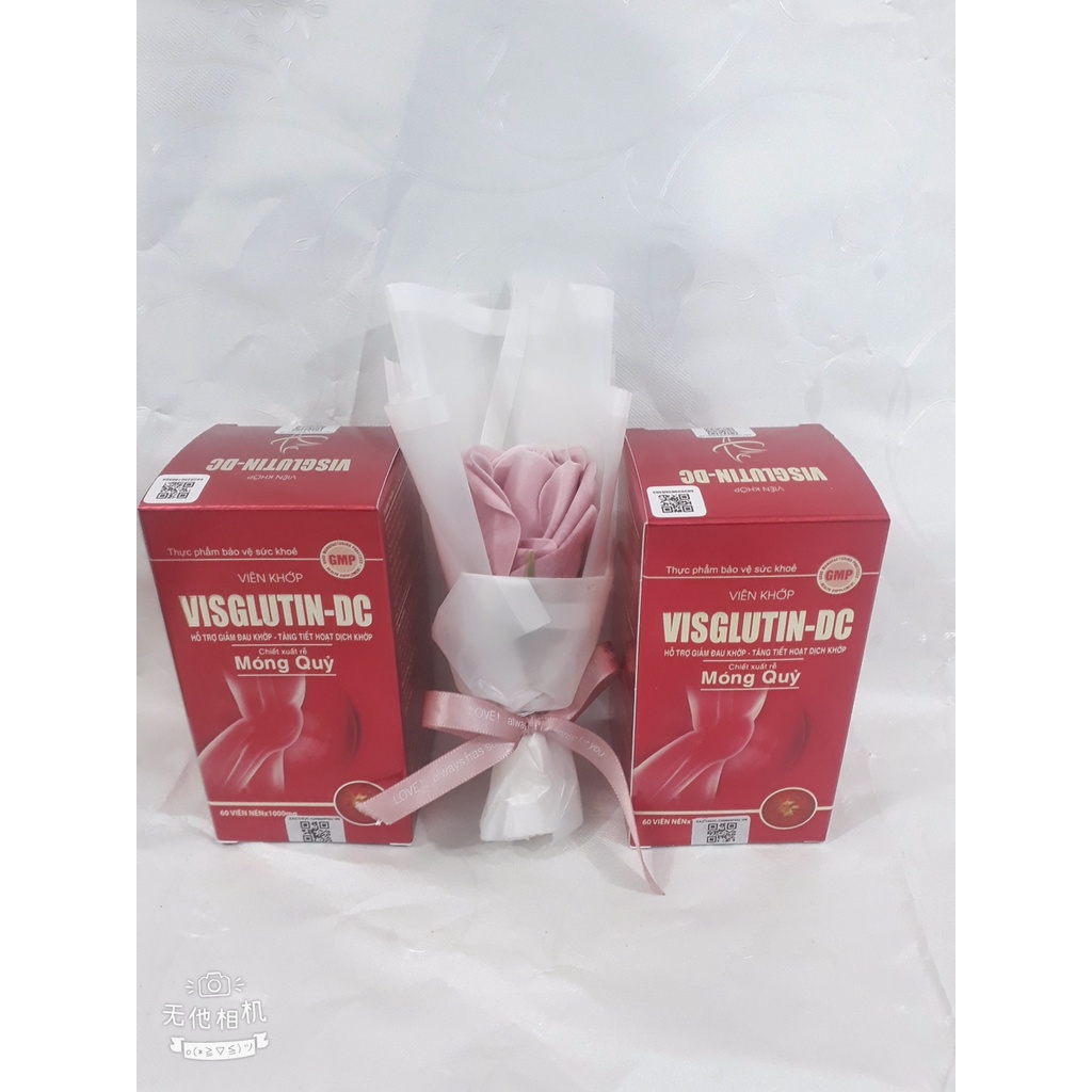 Viên khớp VISGLUTIN-DC, bổ sung chất nhầy dịch khớp, giúp giảm đau, khô khớp, viêm khớp, làm chậm quá trình thoái hóa