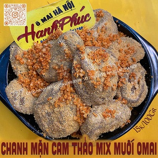 Chanh mặn cam thảo mix muối ô mai