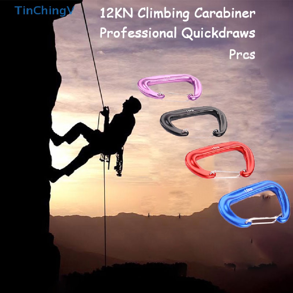 [TinChingV] Móc Khóa Carabiner Leo Núi An Toàn 12KN
