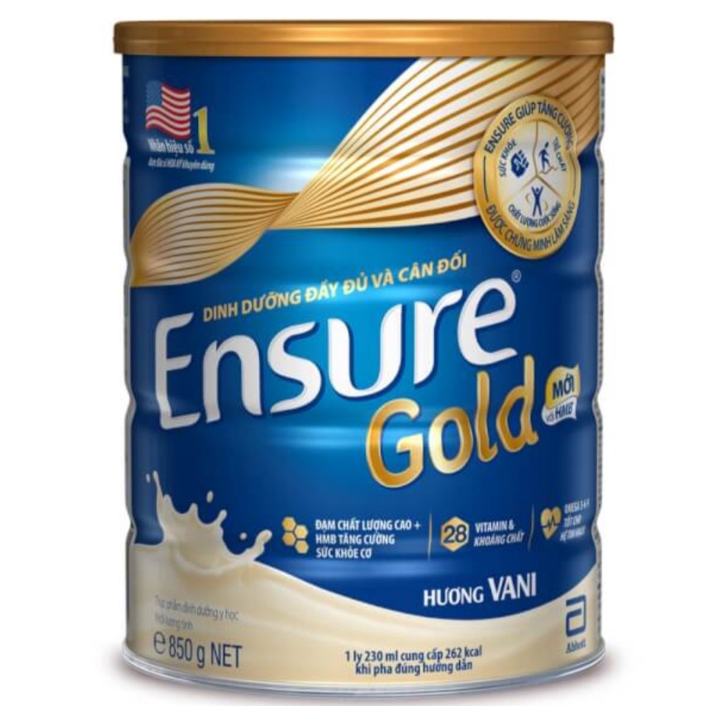 #Sữa bột Ensure Gold hương VANI 850g
