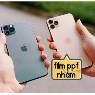 (MẶT TRƯỚC + SAU) Miếng Dán Dẻo PPF Nhám Chống Vân Tay iphone 11 pro 5.8