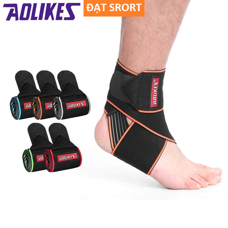 Băng Quấn Thể Thao Bảo Vệ Mắt Cá Chân AOLIKES 1527 , Bóng Đá , Gym , Yoga , Dance , Chạy Bộ , Bóng Rổ , Bóng Chuyền