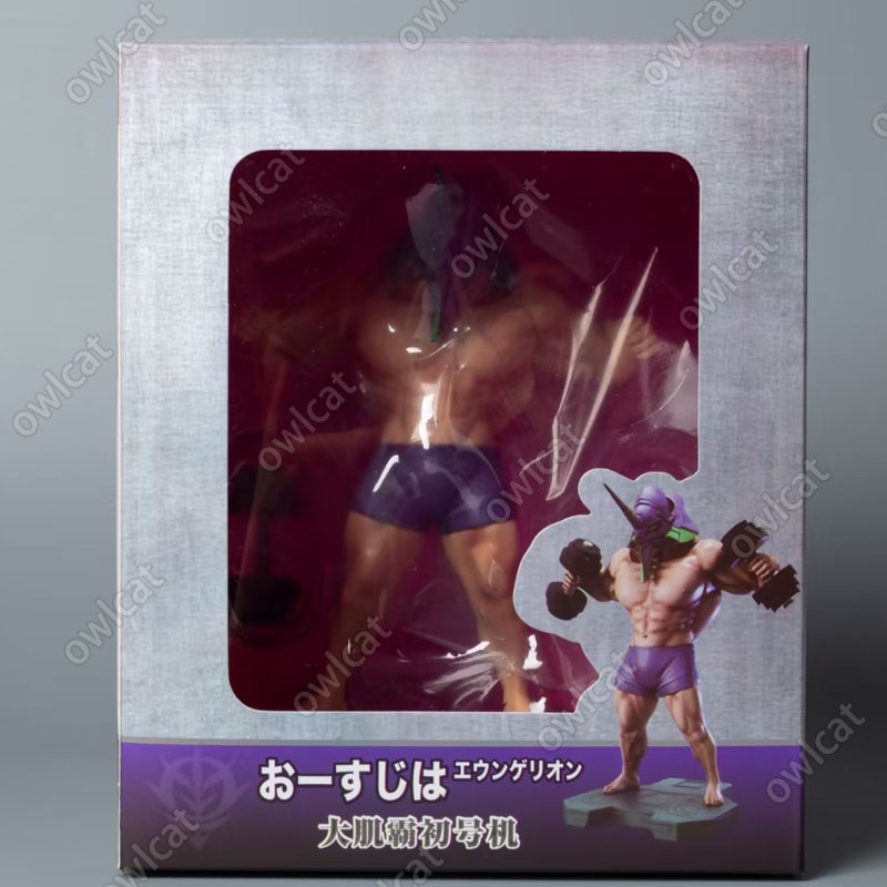 Mô Hình Nhân Vật Shinji's EVA Unit-01 TEST TYPE  18cm Big Size Neon Genesis Muscle Evangelion-01 Shinji Ikari Anime Series Funny Type Figure Packed in Box EVA-01 Model Ready Stock