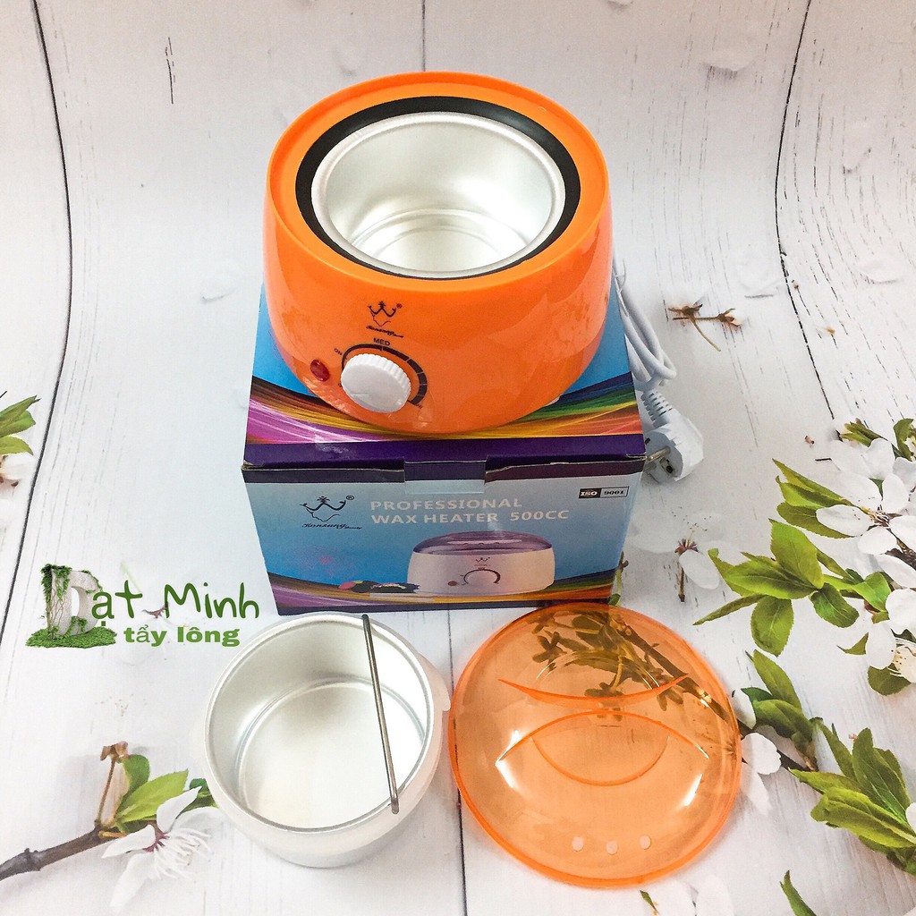SÁP WAX LÔNG NÓNG CỨNG 8V + NỒI WAX ĐIỆN, Shifei hard wax, triệt vùng kín chân tay nách mép bikini. | BigBuy360 - bigbuy360.vn