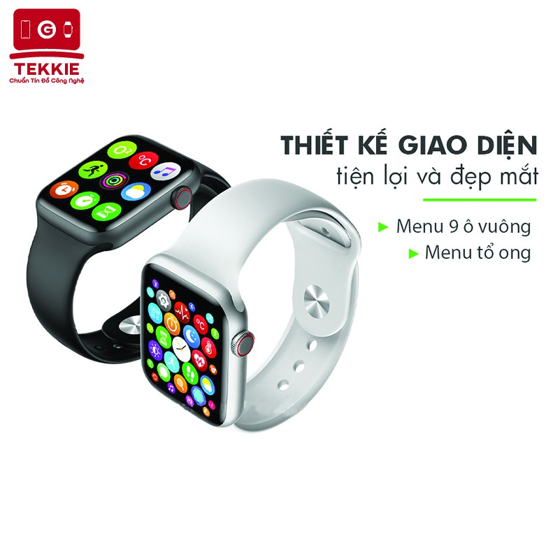 Đồng Hồ Thông Minh Smart Watch W46 Series 6 thay đổi ảnh nền - Chống nước IP68 - Sạc không dây