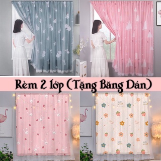  Rèm cửa sổ dán tường 2 lớp 15 mẫu mới siêu tiện lợi rèm cửa sổ chống nắng trang trí siêu đẹp   tặng kèm băng dán   