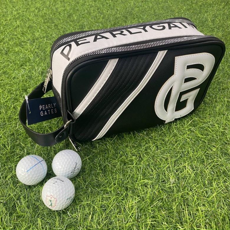 Túi golf cầm tay golf mini Pearly Gates da PU cao cấp chống nước tiện lợi đựng đồ dùng cá nhân [Golf_Store]