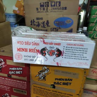 Combo 36 hộp keo dính chuột Minh Hiến - nhiều keo, bẫy chuột