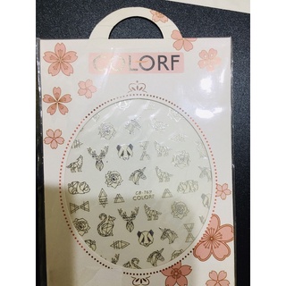 Sticker Dán Móng mẫu HOA VĂN HÌNH XĂM NHỎ