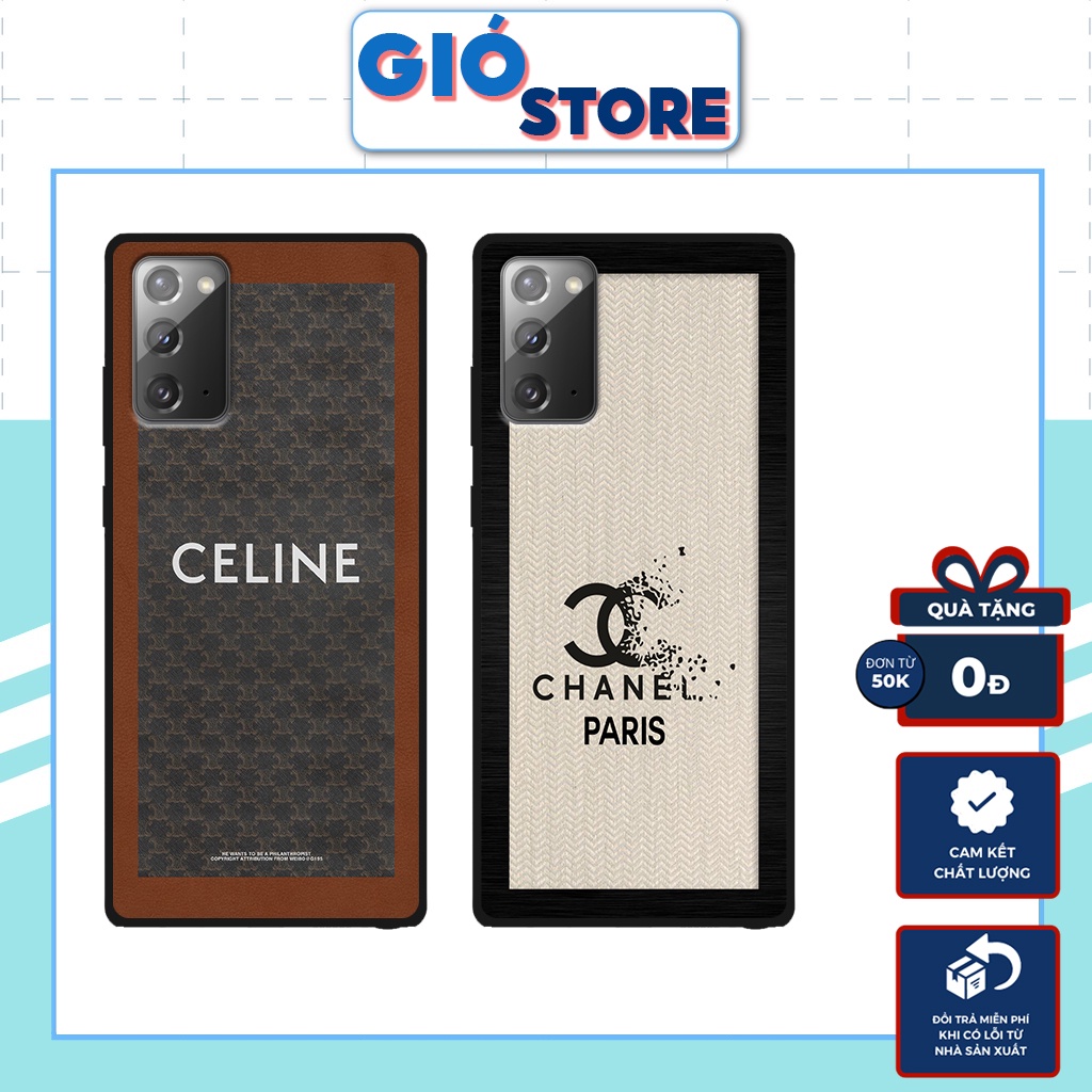 Ốp lưng SAMSUNG NOTE 20/ NOTE 20 ULTRA, Ốp điện thoại in hình hoa,gucii,chanel sang chảnh – lưng nhựa nhám viền dẻo