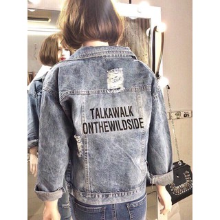 ÁO KHOÁC JEANS NỮ THỜI TRANG CHẤT JEANS BÒ MẪU HOT 2018 MS0029