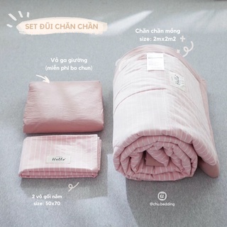 FULL SET COTTON ĐŨI NHẬT CHĂN CHẦN