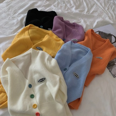 Áo khoác len cardigan dáng rộng thời trang cho nữ