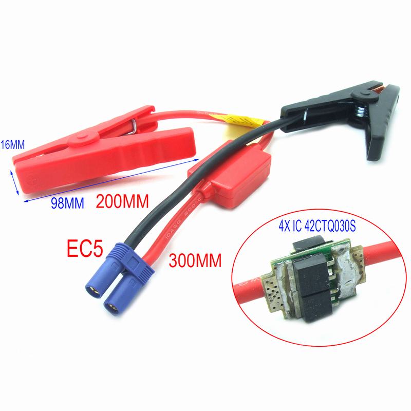 Kẹp Cá Sấu Ec5 4ic 10awg 200a Cho Xe Hơi