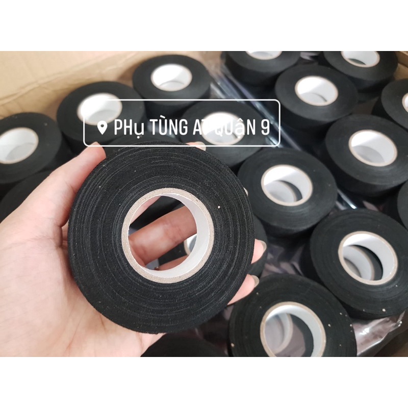 Băng keo vải chịu nhiệt màu đen