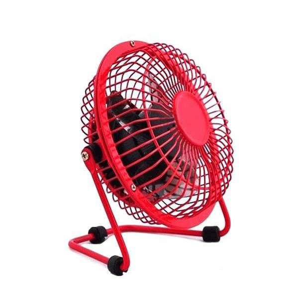 (CAO CẤP) QUẠT MINI LỚN LỒNG SẮT TỐC ĐỘ CAO THỔI BAY CƠN NÓNG