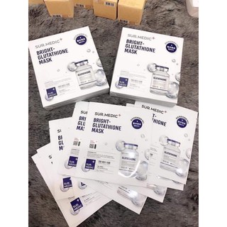 MẶT NẠ DƯỠNG TRẮNG CHUYÊN SÂU SURMEDIC BRIGHT GLUTATHIONE MASK - CHO MỌI LOẠI DA