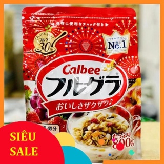 Ngũ cốc Calbee, Ngũ cốc hoa quả Calbee 800gr Nhật Bản, giảm cân