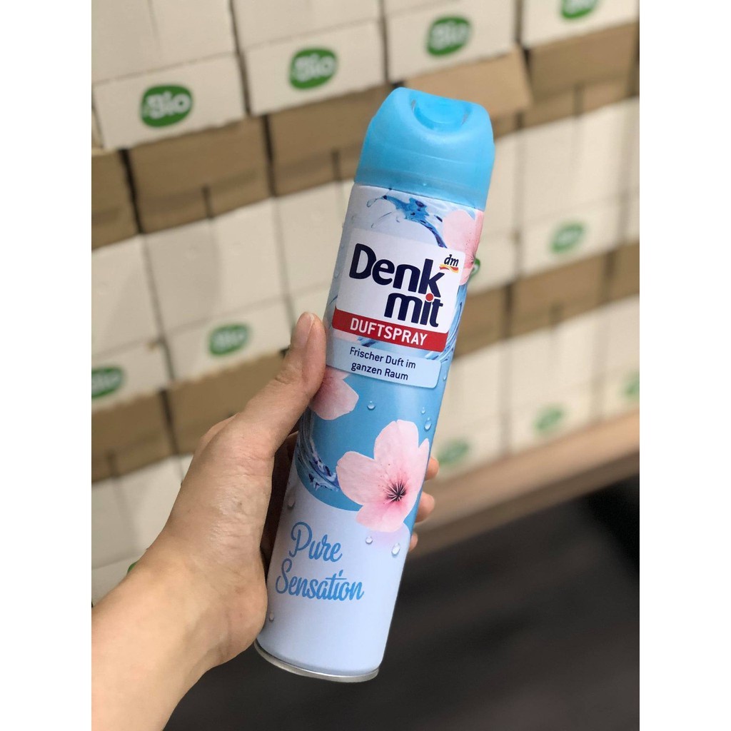 Chai xịt thơm phòng Denkmit hương hoa 300ml [nhập Đức chính hãng]