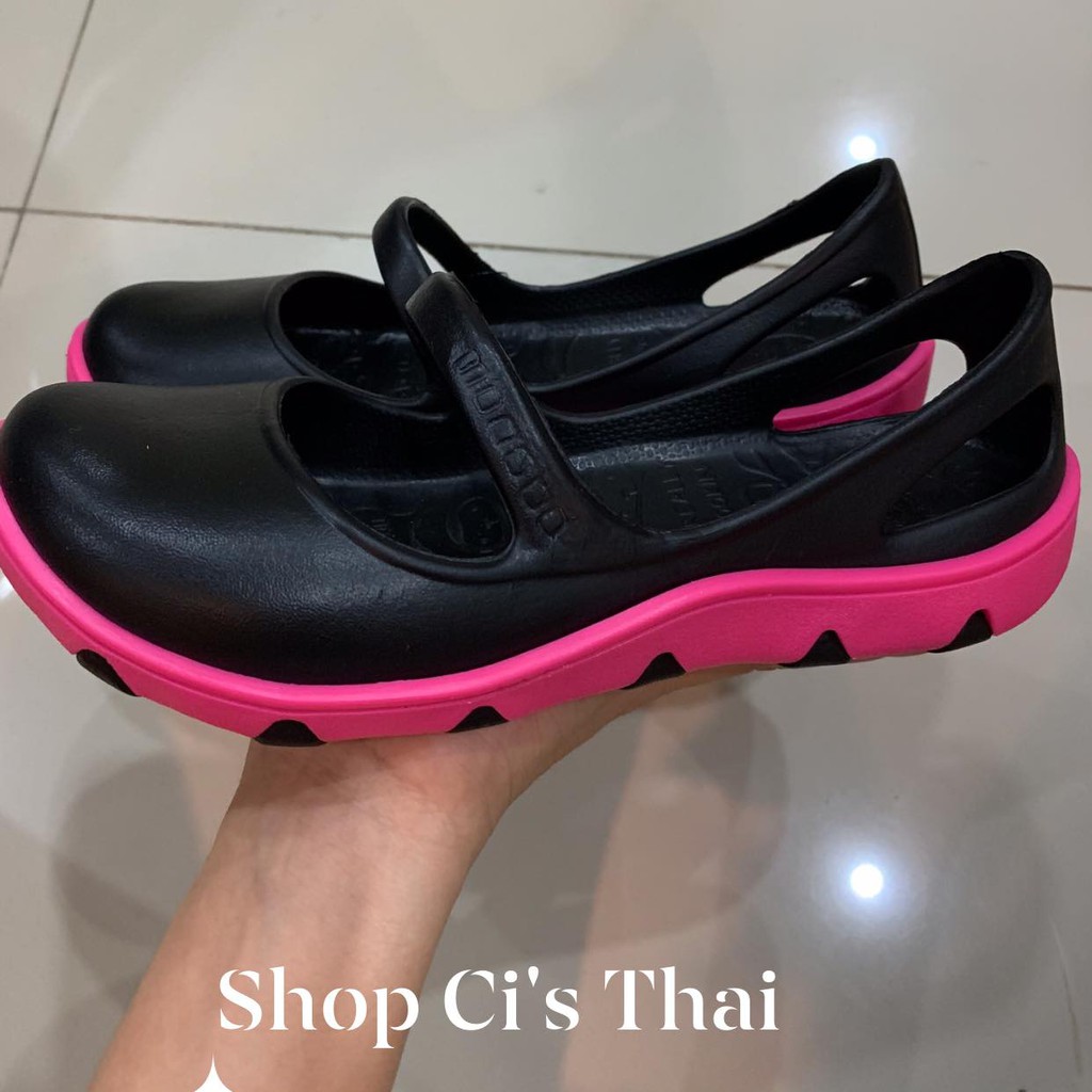 Giày Thái Lan nữ Monobo Tammy - Giày Nhựa Chuyên Dụng Đi Mưa Thời Trang, Chống Trơn Trượt - Dép Thái Nhập Khẩu