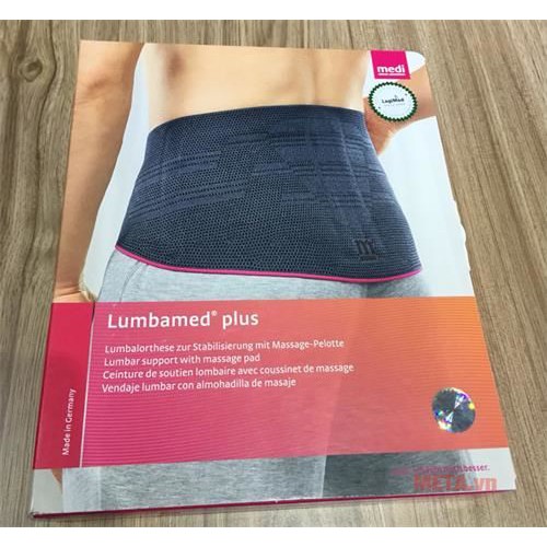 Đai Lưng Lumbamed Plus- Đai Thắt Lưng Đức - Đai Hỗ Trợ Cột Sống Lưng