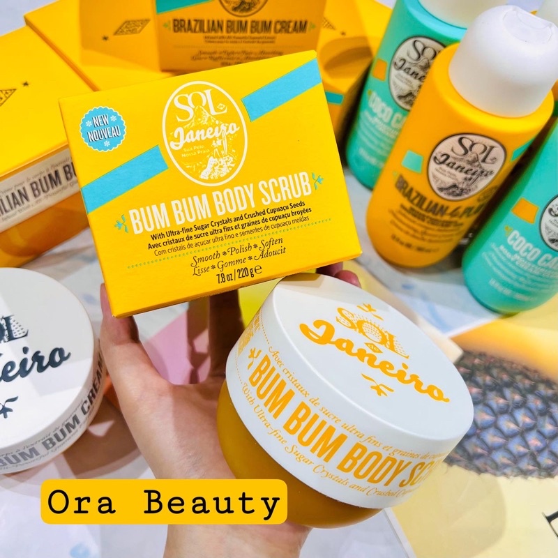 Tẩy da chết toàn thân Sol de Janeiro Bum Bum Body Scrub