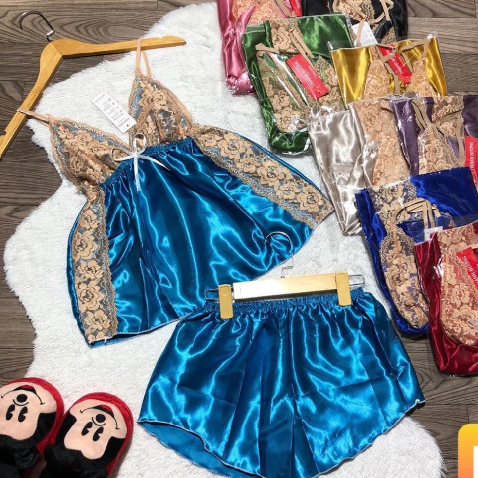Đồ ngủ sexy DN1 🦋 FREE SHIP 🦋 Đồ ngủ sexy lụa phi hai dây chất mịn quyến rũ dễ thương | BigBuy360 - bigbuy360.vn