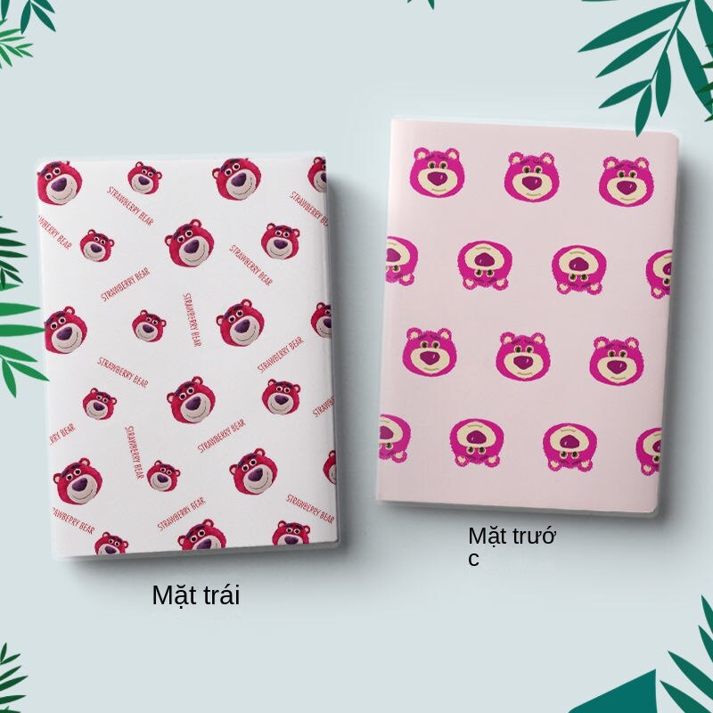 Sổ Tay Khổ A5 Tùy Chỉnh In Hình Gấu Dâu Tây Toy Story Dễ Thương Sáng Tạo