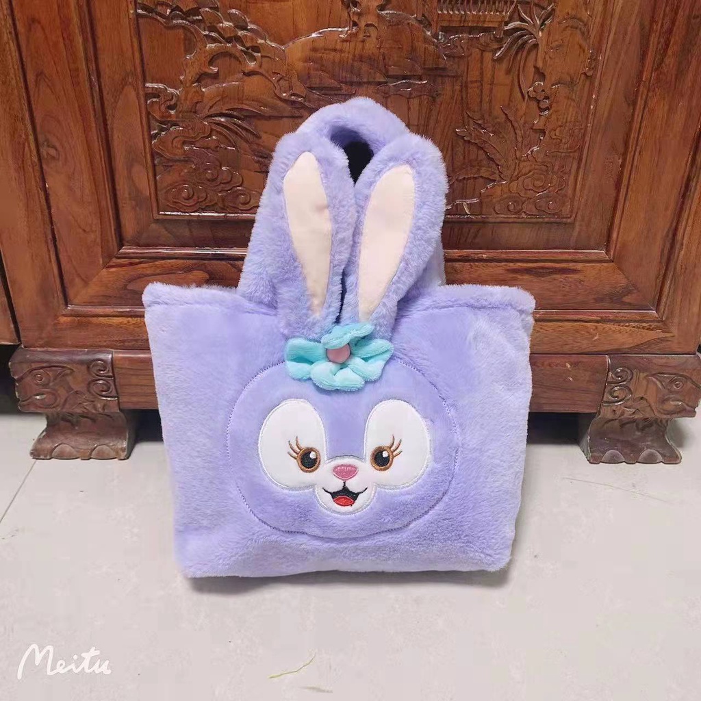 Túi xách tay thỏ MYMELODY Linabell Sanrio Cinnamoroll nhồi bông dễ thương làm quà sinh nhật cho nữ