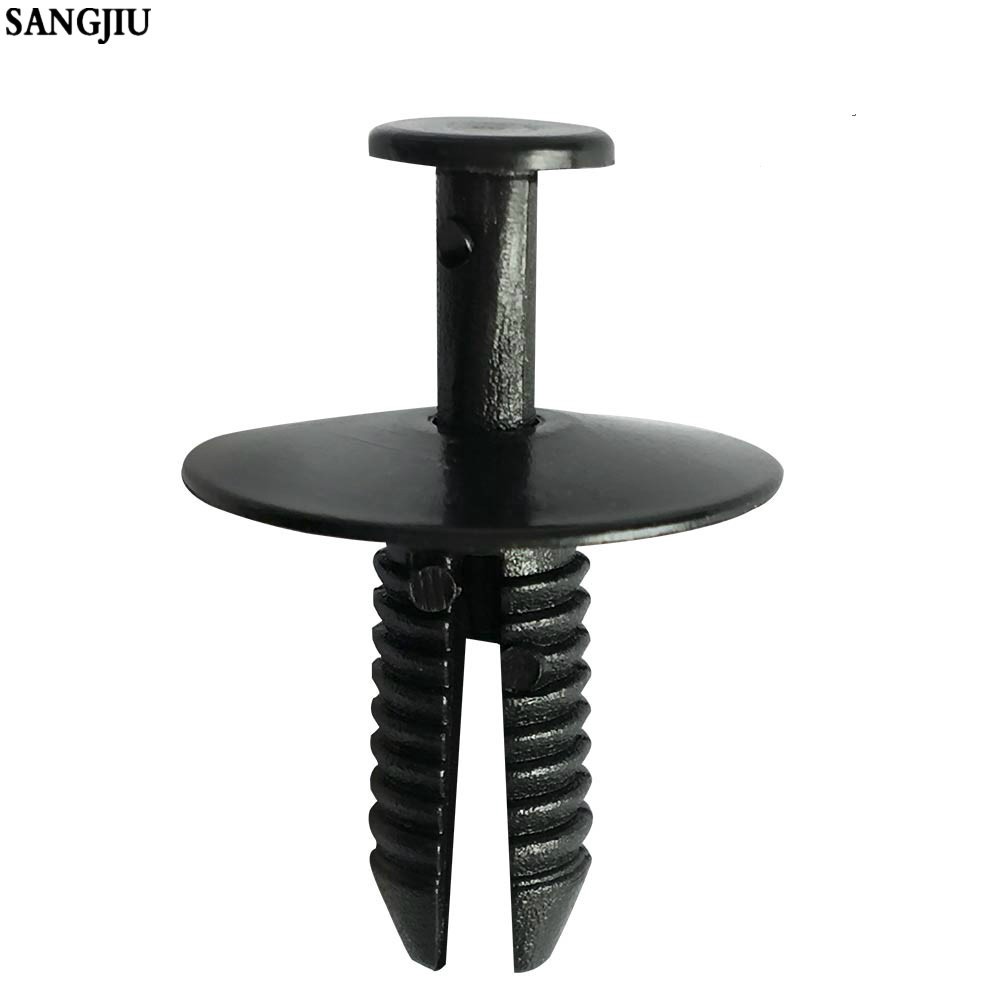 50PCS Loại đẩy xe 6,8mm Bộ phận giữ lại Kẹp Chốt Chốt đinh tán nhựa Bumper tự động cho BMW 3 5 7 Series